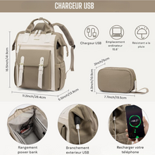 Charger l'image dans la galerie, LOVEVOOK BEIGE MARRON 15,6"