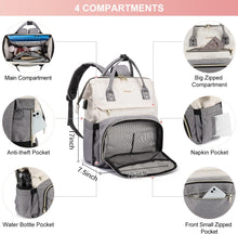 Charger l&#39;image dans la galerie, SAC A DOS LOVEVOOK GRIS BEIGE
