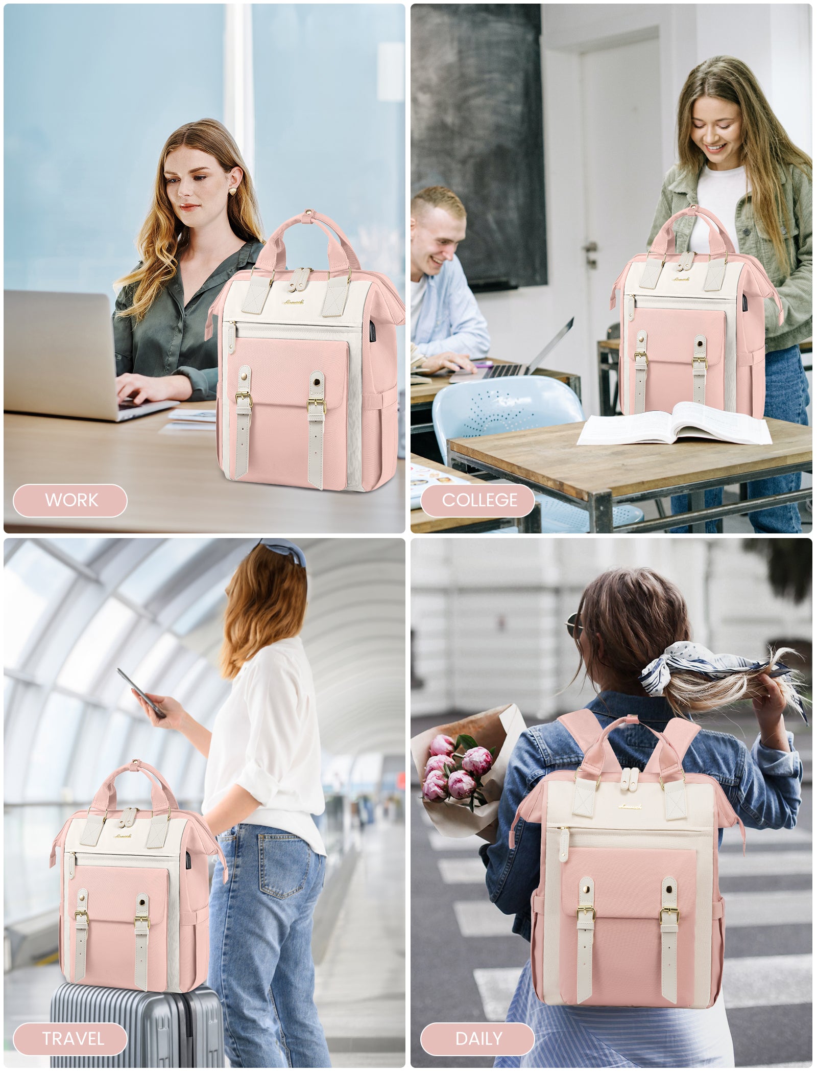 LOVEVOOK BLANC ROSE 15,6"