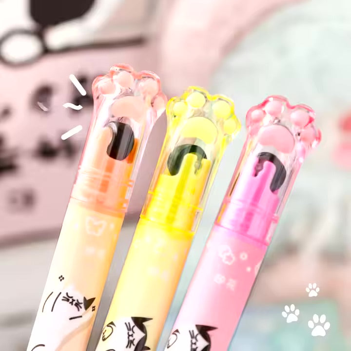 Boite surligneur chat