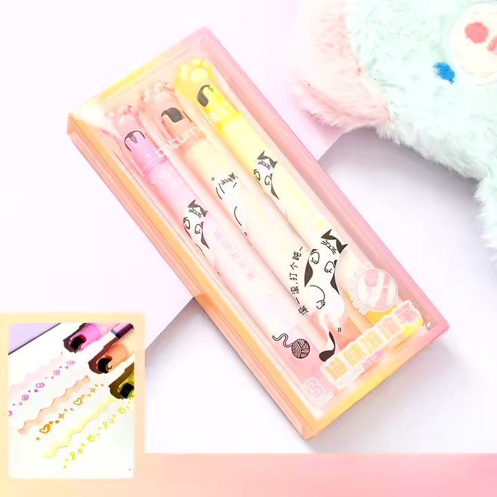 Boite surligneur chat