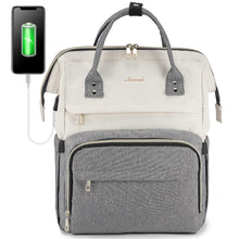 Charger l&#39;image dans la galerie, SAC A DOS LOVEVOOK GRIS BEIGE
