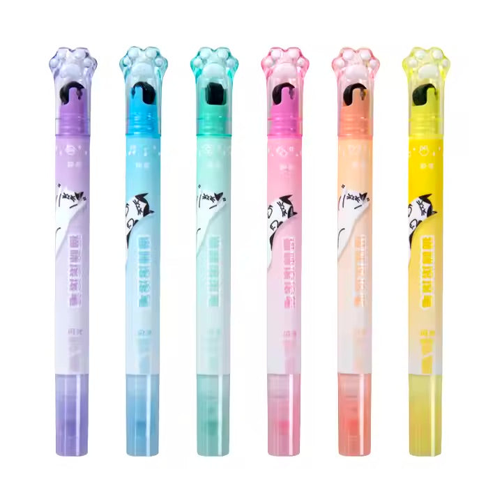 Boite surligneur chat